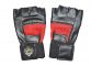 Leather Gym Workout Gloves by Sellzer Electronics® | Fitness Gloves | Gym Gloves | Bike Gloves | Half Finger Length, No Sweat, Extra Foam Padded, Luxurious Wrist Wrap.